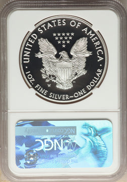 2017-W S$1 Silver Eagle NGC MS70