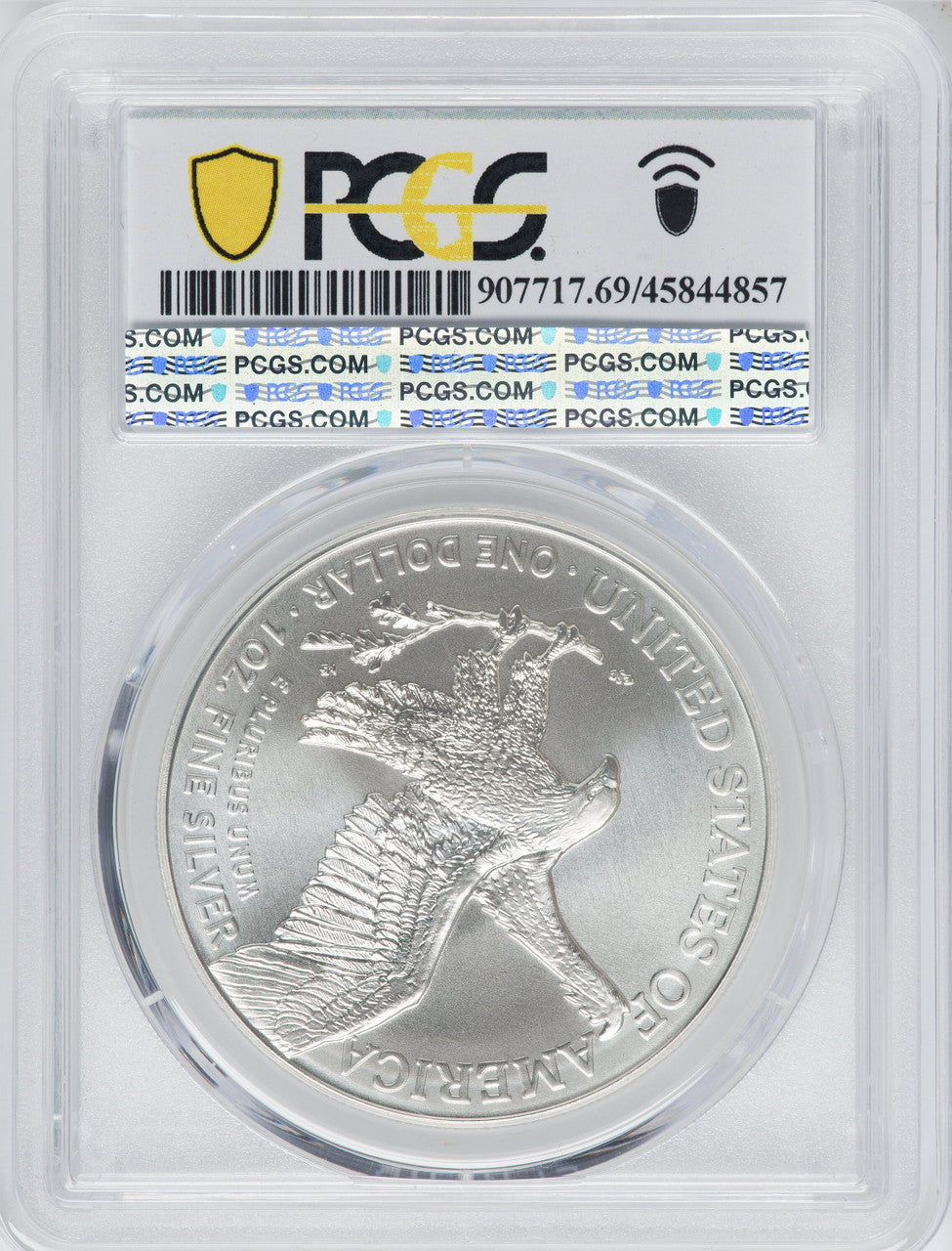 2021 American Silver Eagle Type 2 At Dusk & Dawn 35th Anniversary 252nd PCGS MS69