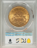 1897-S $20 Liberty Double Eagle PCGS MS62