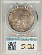 1921 S$1 Peace Peace Dollar PCGS MS64
