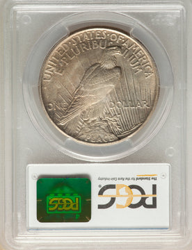 1921 S$1 Peace Peace Dollar PCGS MS63