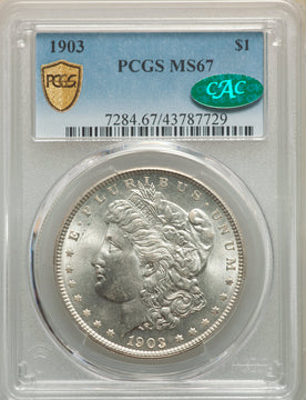 1903 S$1 CAC Morgan Dollar PCGS MS67