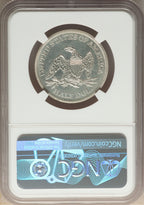 1861 50C Proof Seated Half Dollar NGC PR65