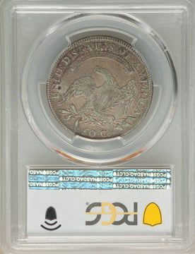 1809 50C XXX EDGE Bust Half Dollar PCGS VF35