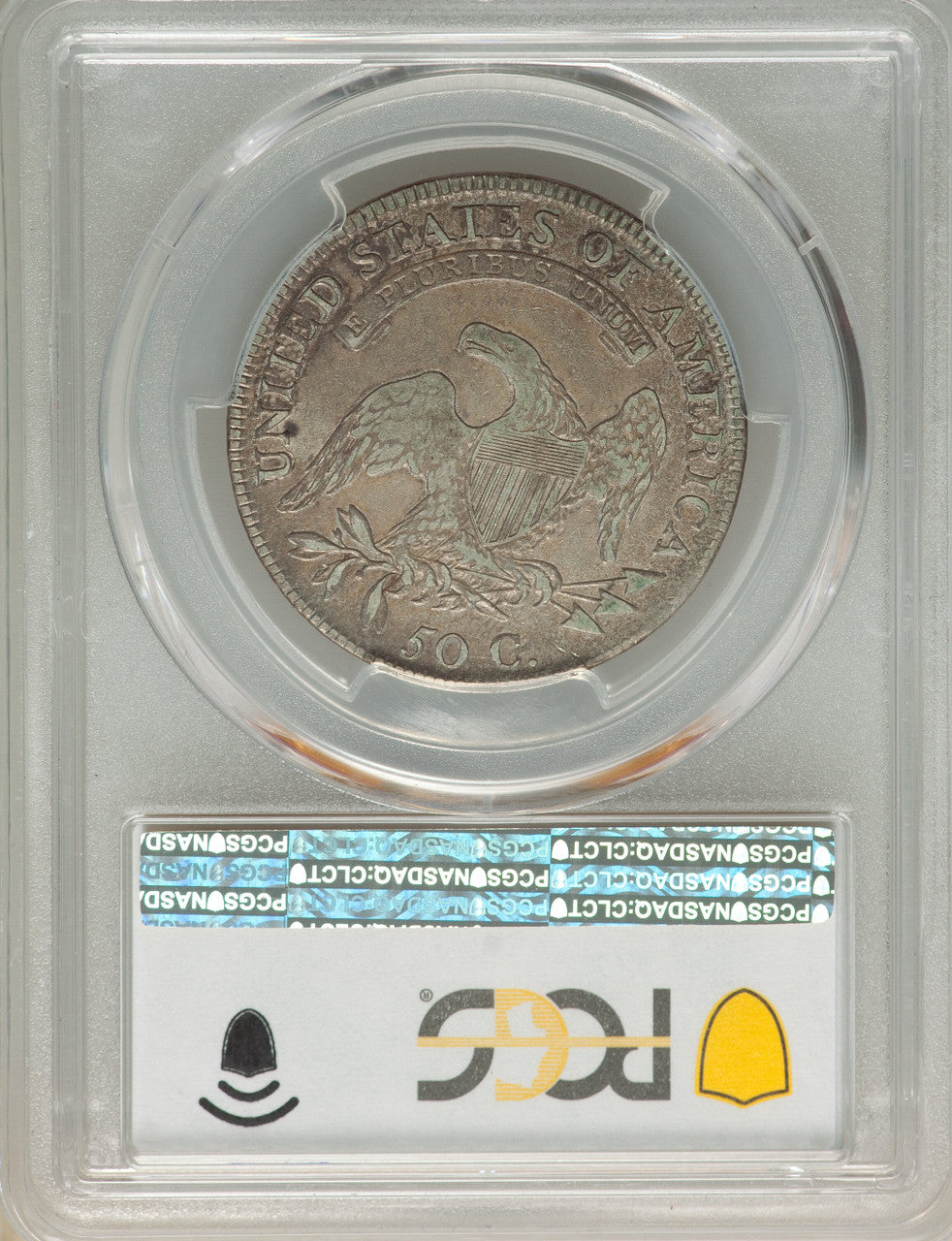 1809 50C XXX EDGE Bust Half Dollar PCGS VF35