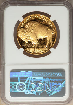 2006-W $50 One-Ounce Gold Buffalo .9999 Fine Gold NGC PF70