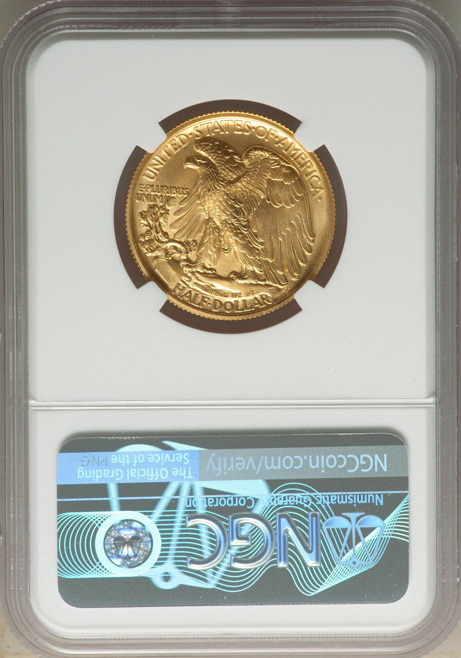 2016-W 50C 24K Gold Half-Ounce SP NGC SP70