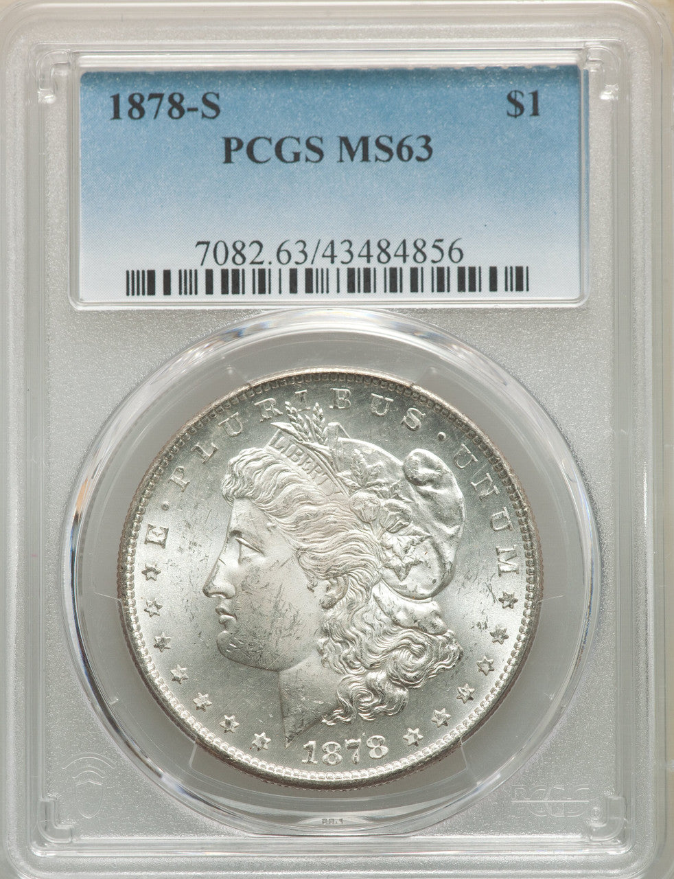 1878-S S$1 Morgan Dollar PCGS MS63