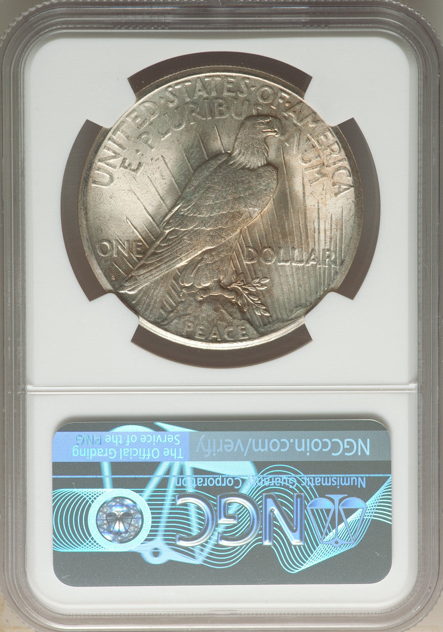 1922-S S$1 Peace Dollar NGC MS63