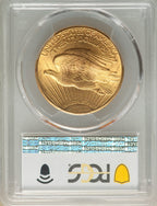1927 $20 Saint-Gaudens Double Eagle PCGS MS65+