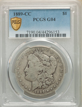 1889-CC S$1 Morgan Dollar PCGS G4