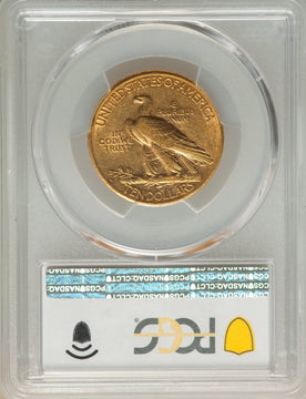 1910-D $10 Indian Eagle PCGS AU50