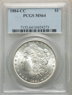 1884-CC S$1 Morgan Dollar PCGS MS64