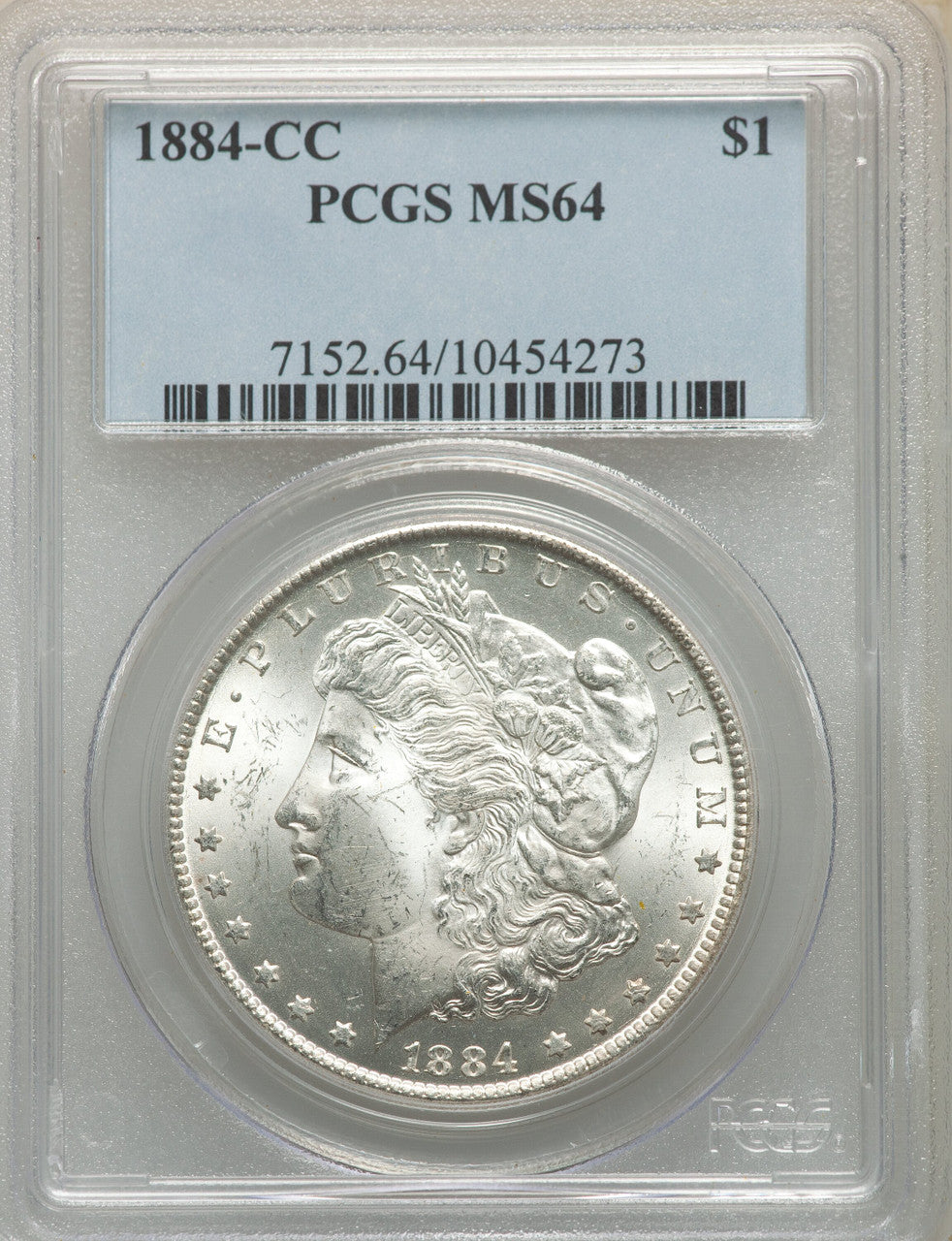 1884-CC S$1 Morgan Dollar PCGS MS64