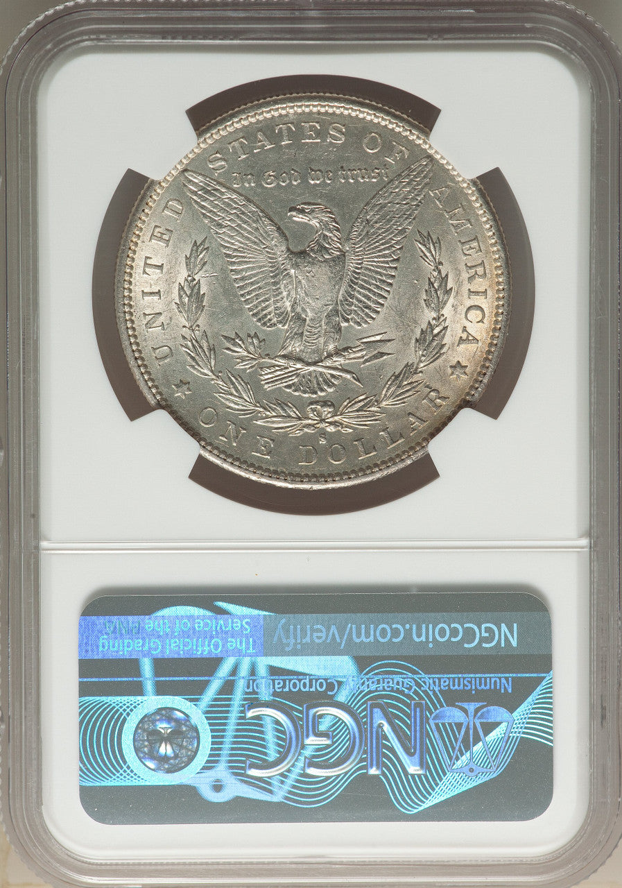 1884-S S$1 Morgan Dollar NGC AU55