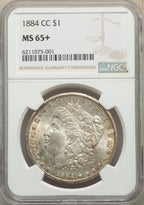1884-CC S$1 NGC Plus Morgan Dollar NGC MS65+
