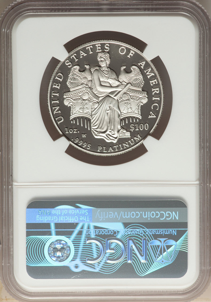 2006-W $100 One-Ounce Platinum Eagle Statue of Liberty NGC PF70