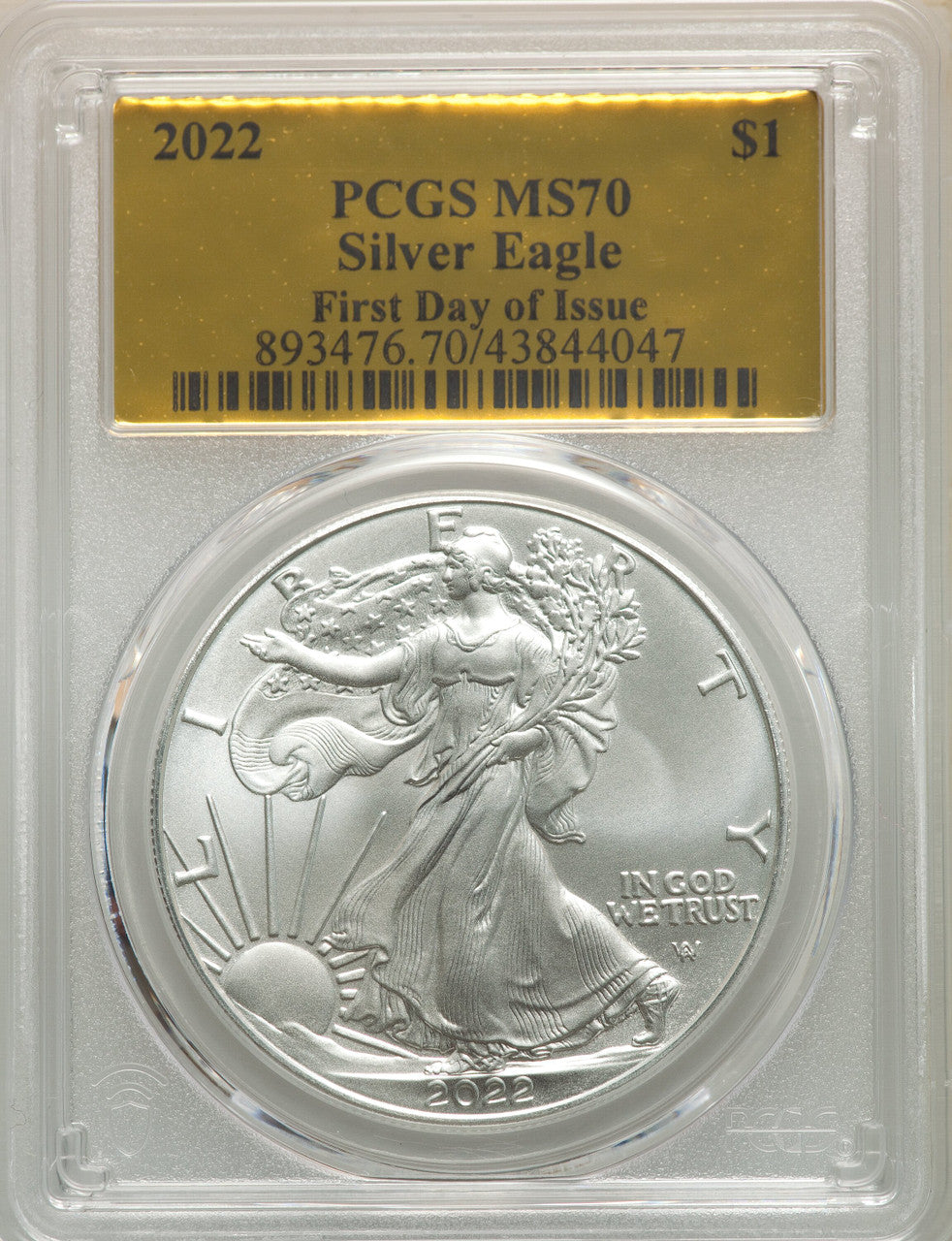 2022 1$ Silver Eagle FDI PCGS MS70
