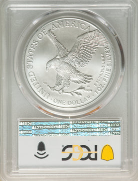 2022-(W) S$ Silver Eagle Struck at West Point FS PCGS MS70