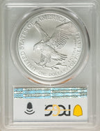 2022-(W) S$ Silver Eagle Struck at West Point FS PCGS MS70