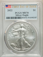 2022 S$ Silver Eagle FDI PCGS MS70