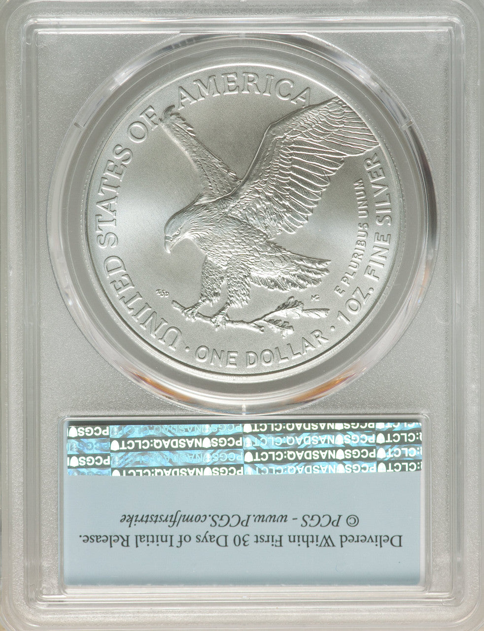 2022-(W) S$ Silver Eagle Struck at West Point FS PCGS MS70