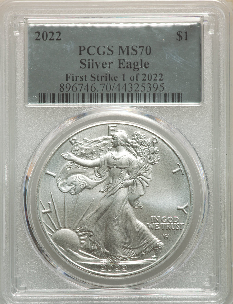 2022 S$ Silver Eagle FS 1 of 2022 PCGS MS70