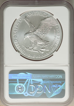 2022-(W) S$ Silver Eagle Struck at West Point FDI NGC MS70