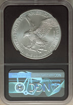 2022-(W) S$ Silver Eagle Struck at West Point FDI NGC MS70