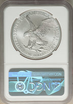 2022-(W) S$ Silver Eagle Struck at West Point FS NGC MS70