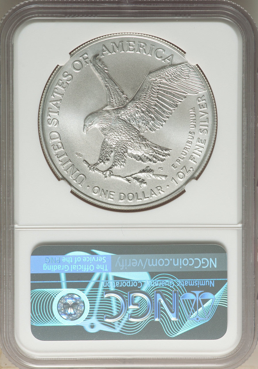 2022-(W) S$ Silver Eagle Struck at West Point FS NGC MS70