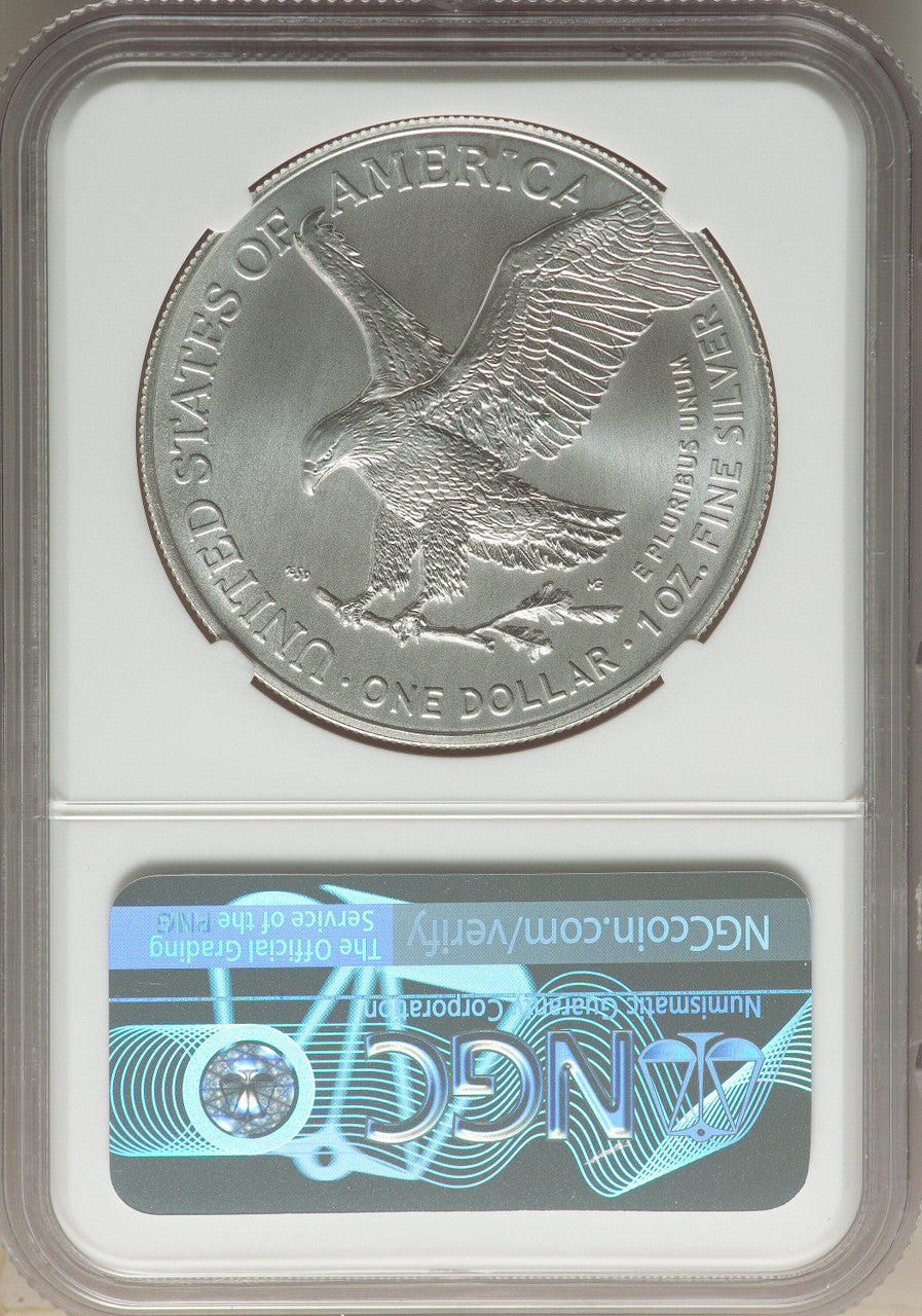 2022-(W) S$ Silver Eagle Struck at West Point FS NGC MS70