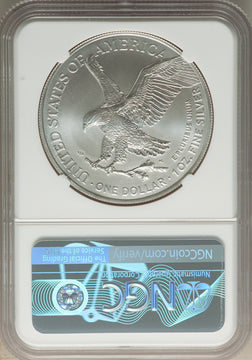 2022-(W) S$ Silver Eagle Struck at West Point FS NGC MS70