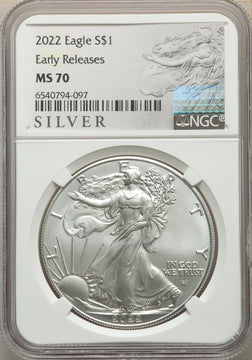 2022 S$ Silver Eagle FS NGC MS70