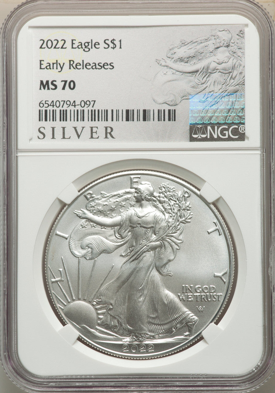 2022 S$ Silver Eagle FS NGC MS70