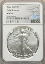 2022 S$ Silver Eagle FS NGC MS70