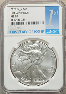 2022 S$ Silver Eagle FDI NGC MS70