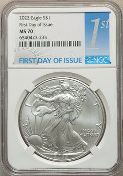 2022 S$ Silver Eagle FDI NGC MS70