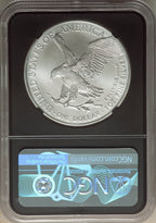 2022-(W) S$ Silver Eagle Struck at West Point FS NGC MS70