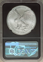 2022-(W) S$ Silver Eagle Struck at West Point FS NGC MS70
