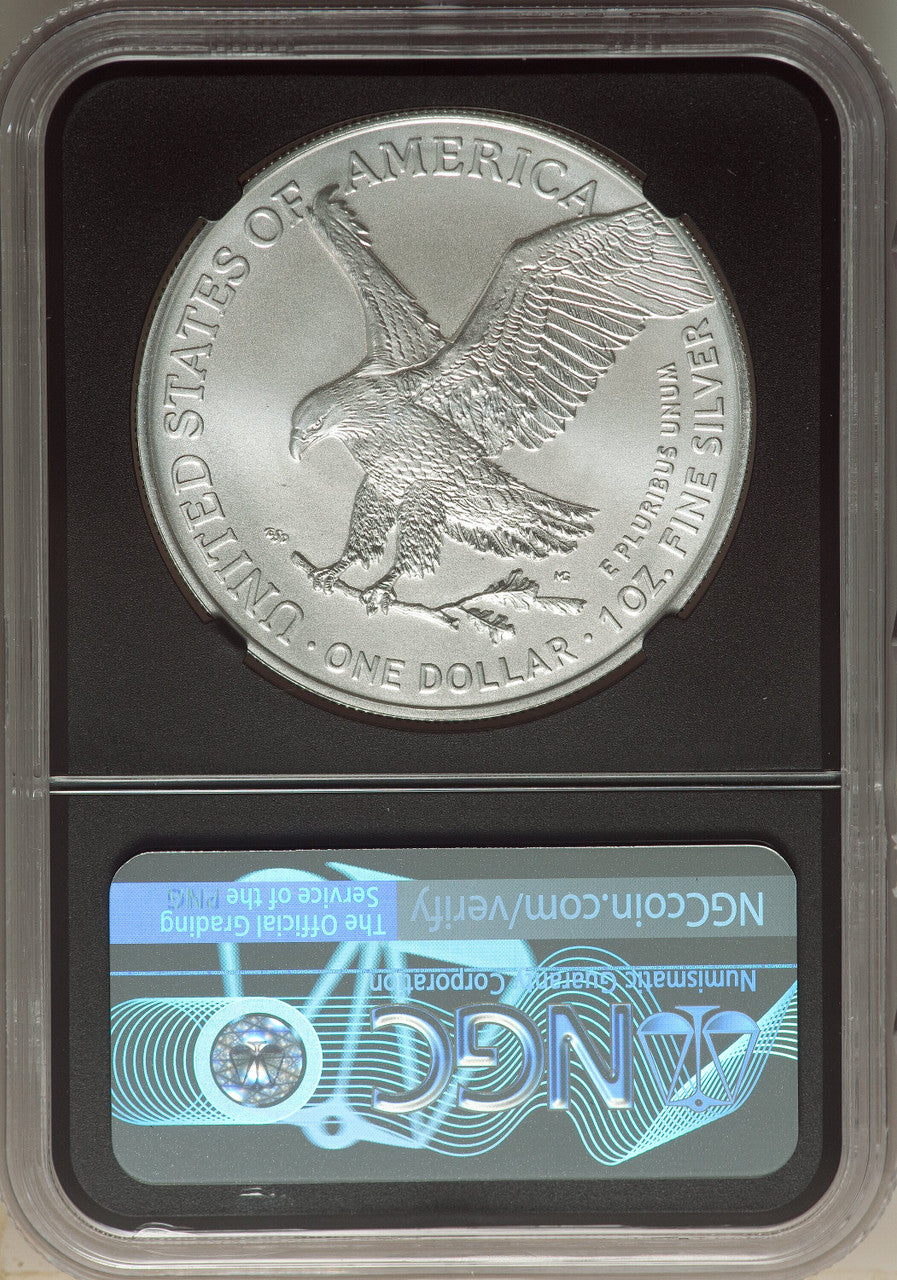 2022-(W) S$ Silver Eagle Struck at West Point FS NGC MS70