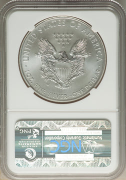 2012-W S$1 Silver Eagle Burnished First Strike SP NGC MS70