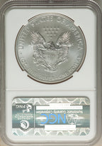 2012-W S$1 Silver Eagle Burnished First Strike SP NGC MS70