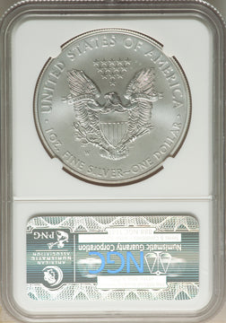 2012-W S$1 Silver Eagle Burnished First Strike SP NGC MS70