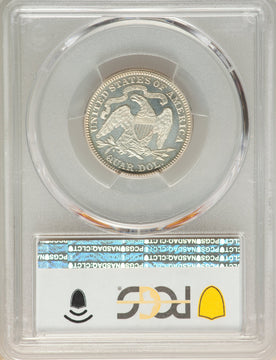 1882 25C CA Proof Seated Quarter PCGS PR66