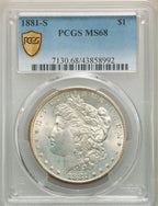 1881-S S$1 Morgan Dollar PCGS MS68