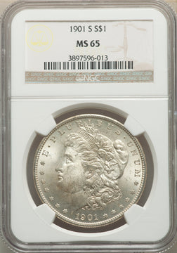 1901-S S$1 Morgan Dollar NGC MS65