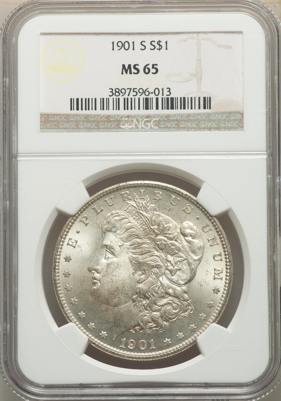 1901-S S$1 Morgan Dollar NGC MS65