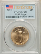 2022 $25 Half-Ounce Gold Eagle FS PCGS MS70