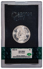1882-CC $1 GSA Treasure Hoard Morgan Dollar CAC MS64